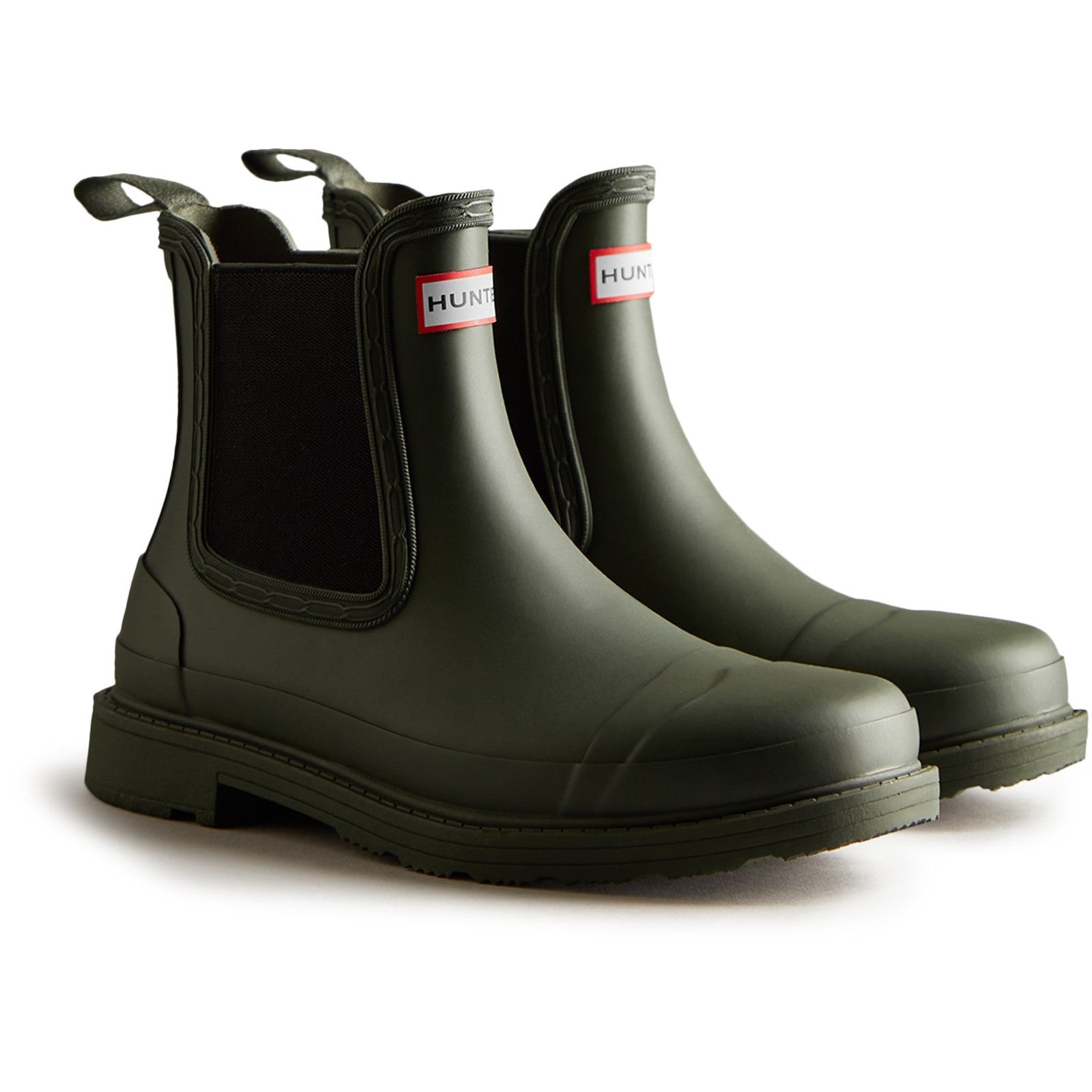 Hunter Women Commando Chelsea Boots
